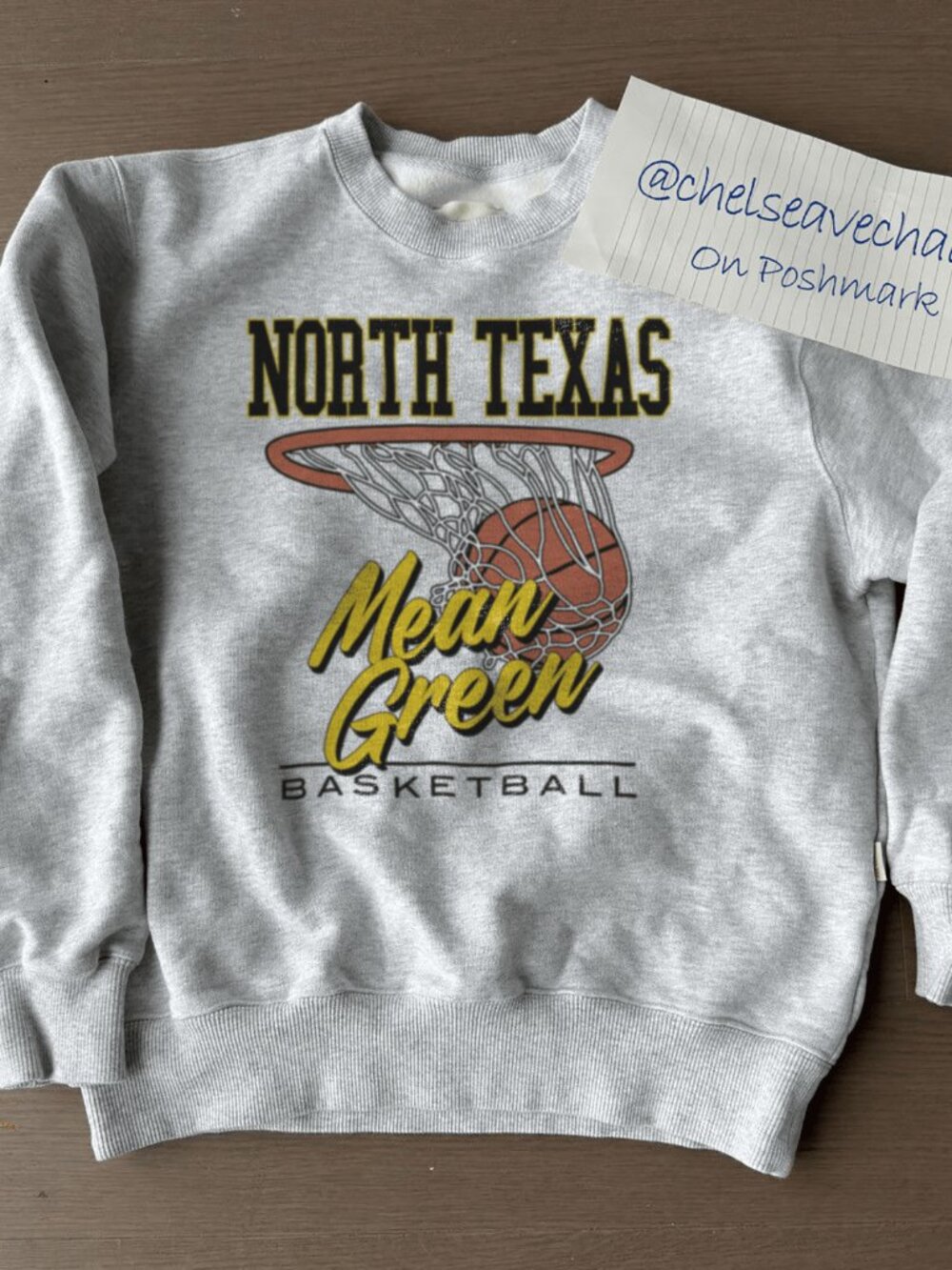 Vintage NCAA North Texas Mean Green Basketball Shirt, University of North Texas